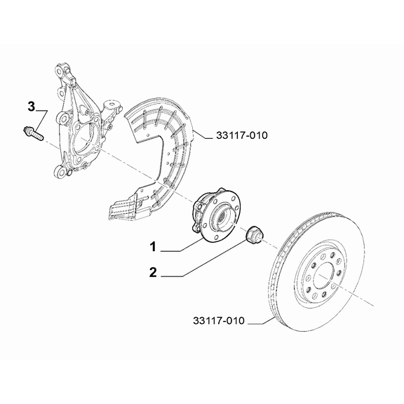 Jeep Renegade 2015-Present Axle Shafts Screw