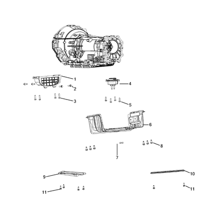 Jeep Grand Cherokee 2011-2020 Mounting And Skid Plate Pad