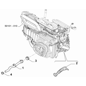 Jeep Renegade 2015-Present Ventilation And Heating Sleeve