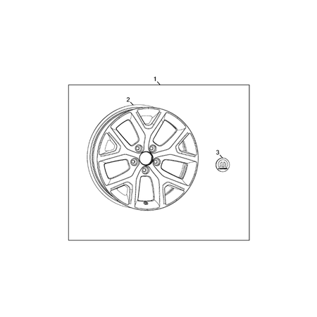 Jeep Cherokee 2014-2018 Exterior Appearance Wheel