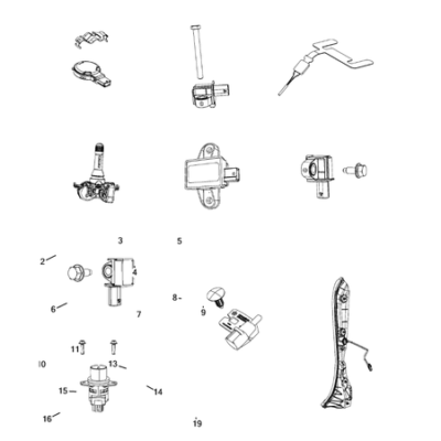 Jeep Compass 2017-Present Sensors Screw