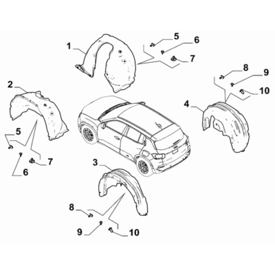 Jeep Avenger 2023-Present Guards Nut