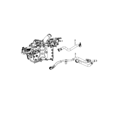 Jeep Grand Cherokee 2021-Present Radiator And Related Parts; Charge Air Cooler Hose