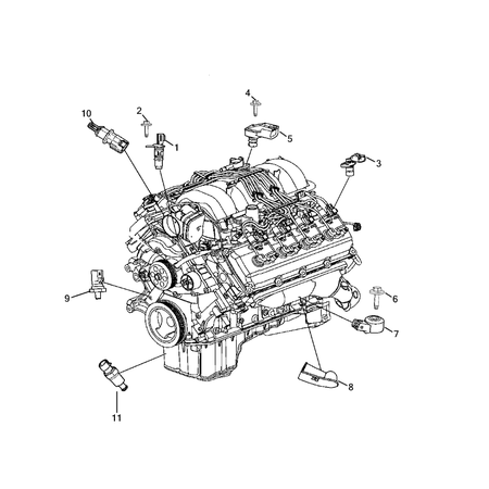 Jeep Grand Cherokee 2011-2020 Sensors Sensor