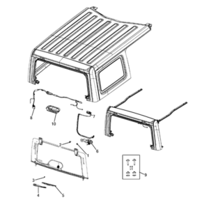 Jeep Avenger 2023-Present Bodyshell, Panels (Front Part) Screw