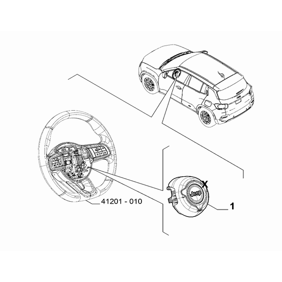 Jeep Avenger 2023-Present Air-Bag Devices Air-Bag