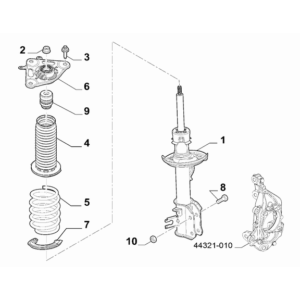 Jeep Avenger 2023-Present Front Suspension Boot