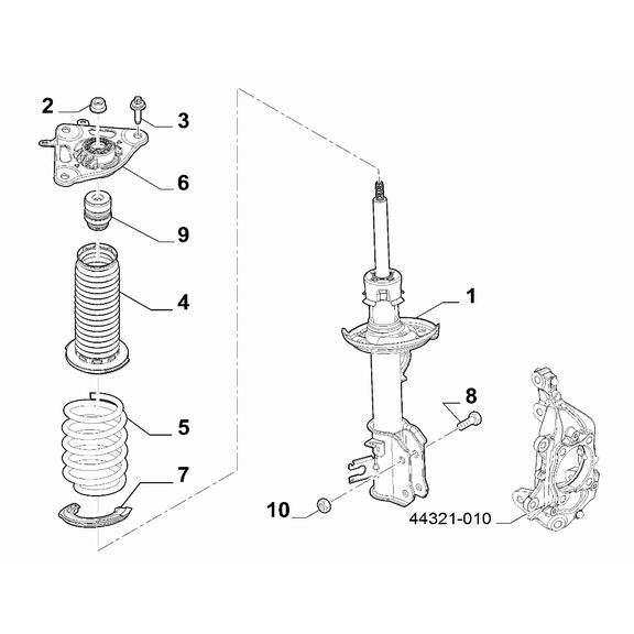 Jeep Renegade 2015-Present Rear Suspension Boot