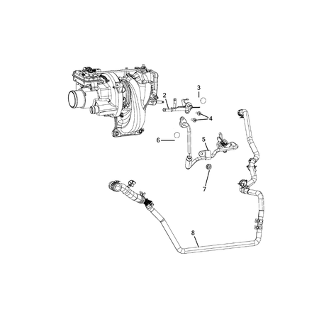 Jeep Wrangler 2018-Present Turbo Charger Cooling System Screw