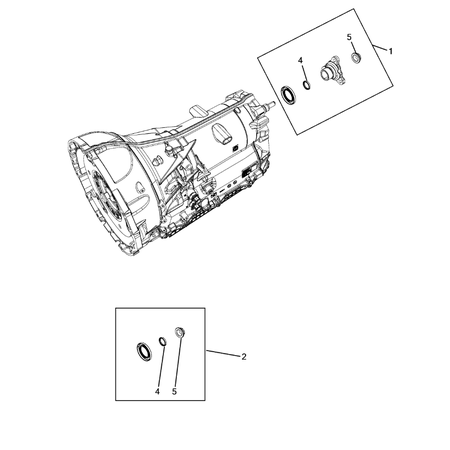 Jeep Grand Cherokee 2021-Present Case And Related Parts Flange