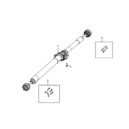 Jeep Grand Cherokee 2021-Present Drive Shaft Screw