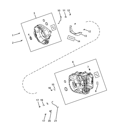 Jeep Compass 2017-Present Case And Related Parts Screw