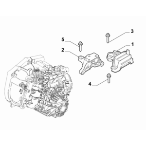 Jeep Renegade 2015-Present Exhaust Piping Bracket