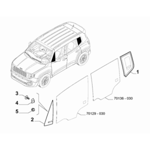 Jeep Wrangler 2018-Present Sport Bar Or Luggage Rack Moulding