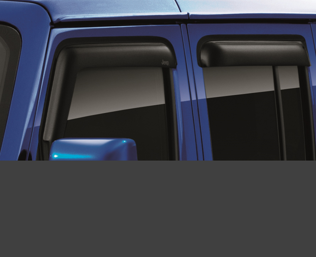 Wrangler 2018-Present Side Windows Air Deflector – 2-Door