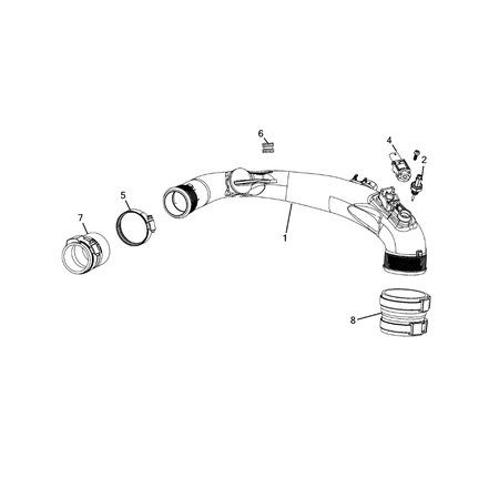 Jeep Grand Cherokee 2021-Present Radiator And Related Parts; Charge Air Cooler Lining