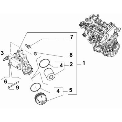 Jeep Renegade 2015-Present Lubrication System Stud