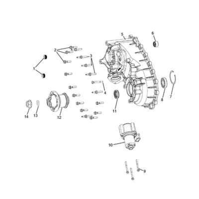 Jeep Wrangler 2018-Present Case And Related Parts Bearing