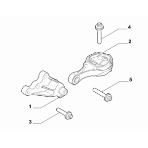 Jeep Renegade 2015-Present Power Plant Suspensions Pad