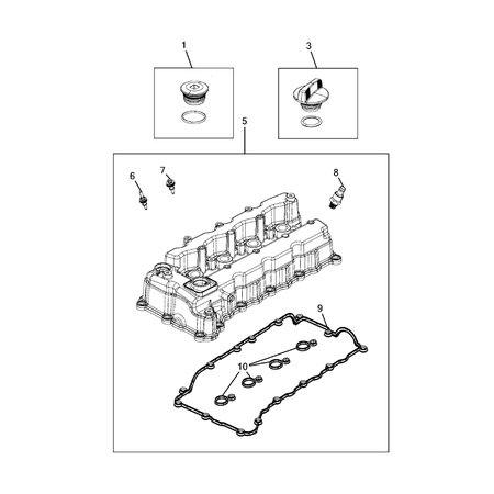 Jeep Cherokee 2014-2018 Cylinder Head Cap