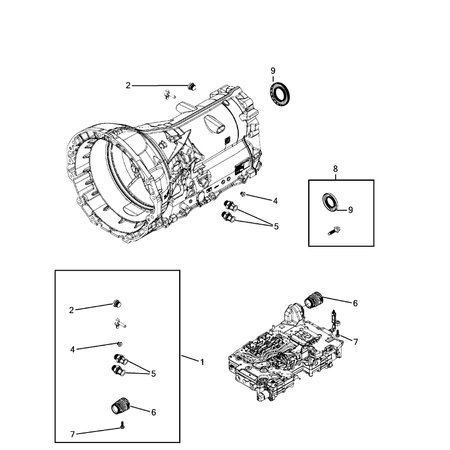 Jeep Grand Cherokee 2021-Present Case And Related Parts Screw