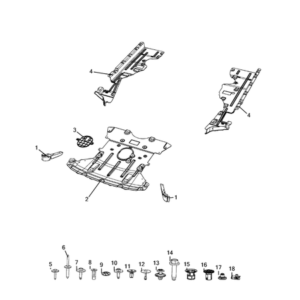 Jeep Renegade 2015-Present Bodyshell,Structure (Front Part) Bracket