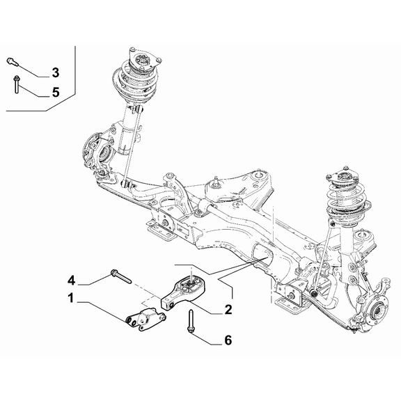 Jeep Avenger 2023-Present Power Plant Suspensions Rod