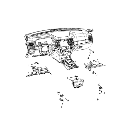 Jeep Grand Cherokee 2011-2020 Lamps-Interior And Exterior Bulb