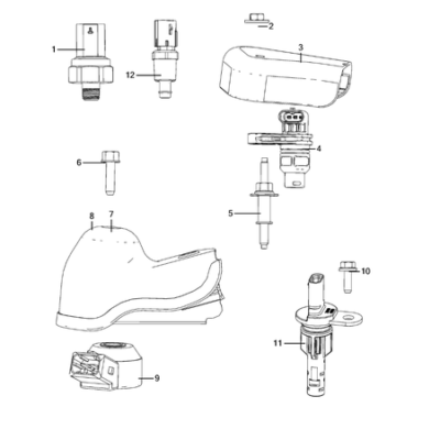 Jeep Wrangler 2018-Present Sensors Stud