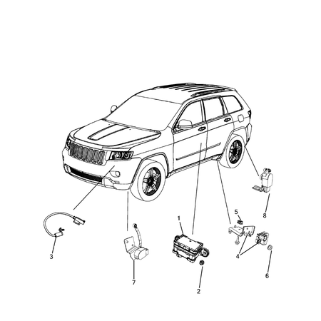Jeep Grand Cherokee 2011-2020 Sensors Sensor