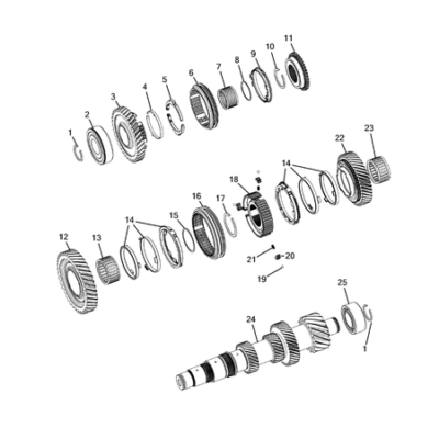 Jeep Wrangler 2018-Present Gear Train Bearing