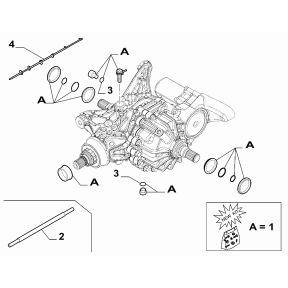 Jeep Renegade 2015-Present 4X4 Rear Bridge And Gear Reduction Vent Pipe