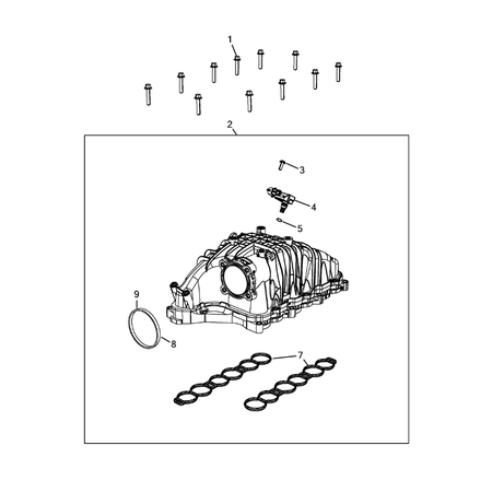 Jeep Grand Cherokee 2011-2020 Manifolds And Vacuum Fittings Seal Gasket