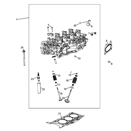 Jeep Grand Cherokee 2011-2020 Cylinder Head Valve