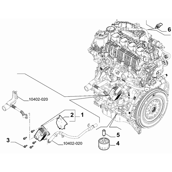 Jeep Renegade 2015-Present Lubrication System Sending Unit