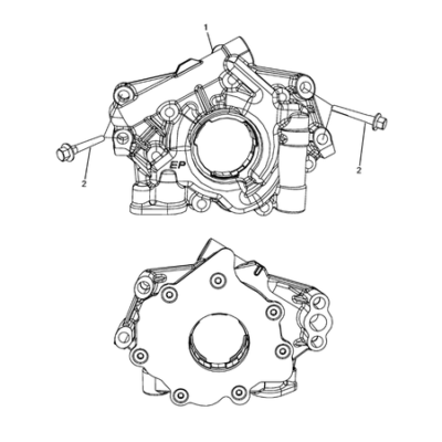 Jeep Grand Cherokee 2011-2020 Engine Oiling, Oil Pan And Indicator (Dipstick) Oil Pump