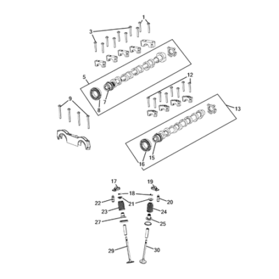 Jeep Wrangler 2018-Present Camshaft And Valve Camshaft