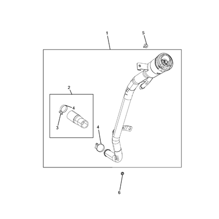 Jeep Compass 2017-Present Fuel Tank Filler Tube Screw