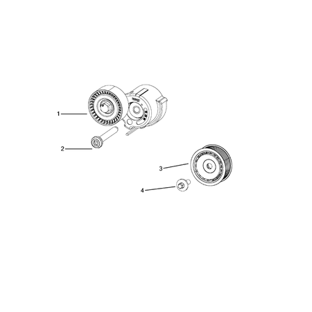 Jeep Cherokee 2014-2018 Pulleys And Related Parts Screw