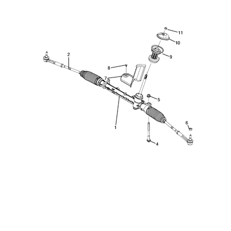 Jeep Compass 2017-Present Steering Gear Screw And Washerassy