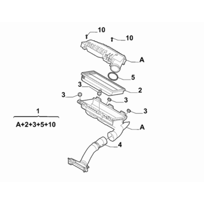 Jeep Avenger 2023-Present Air Cleaner And Ducts Air Cleaner