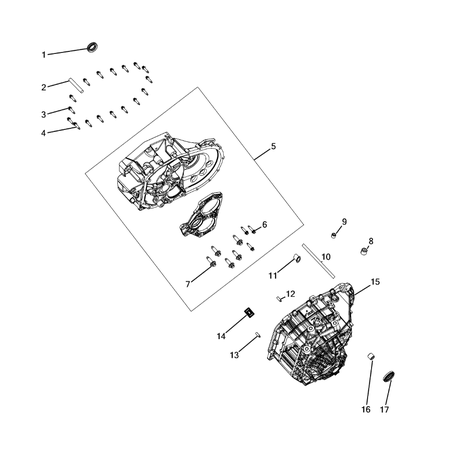 Jeep Cherokee 2014-2018 Case, And Extension Seal Gasket