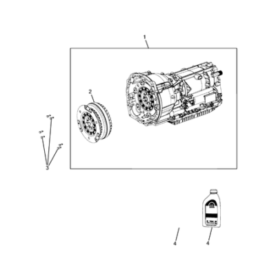 Jeep Wrangler 2018-Present Transmission Assembly Screw