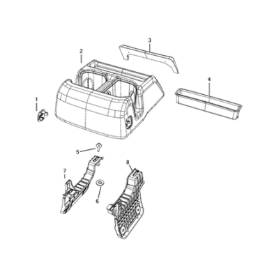 Jeep Grand Cherokee 2021-Present Consoles Support