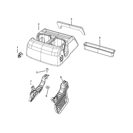 Jeep Grand Cherokee 2021-Present Consoles Clamping Kit