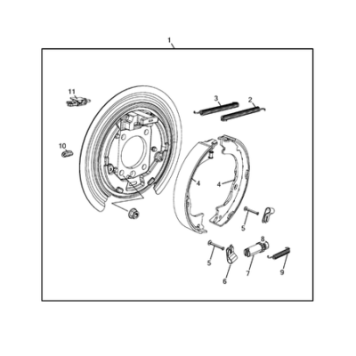 Jeep Grand Cherokee 2011-2020 Rear Brake Governor Regu_Lating Assy