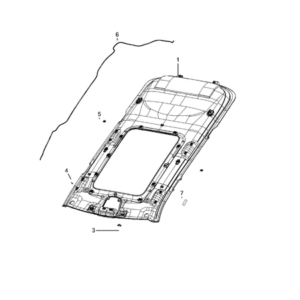 Jeep Grand Cherokee 2021-Present Headliners – Visors – Assist Straps Covering