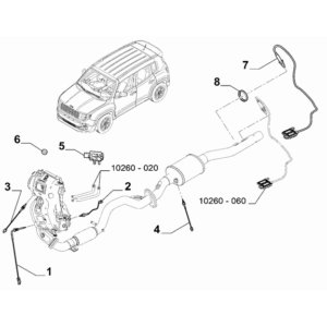 Jeep Renegade 2015-Present Anti-Pollution System Hose