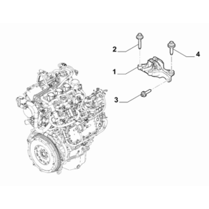 Jeep Compass 2017-Present Engine Mounting Support