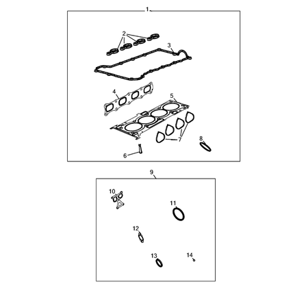 Jeep Cherokee 2014-2018 Engine Identification, Service Engines & Engine Service Kits Filter